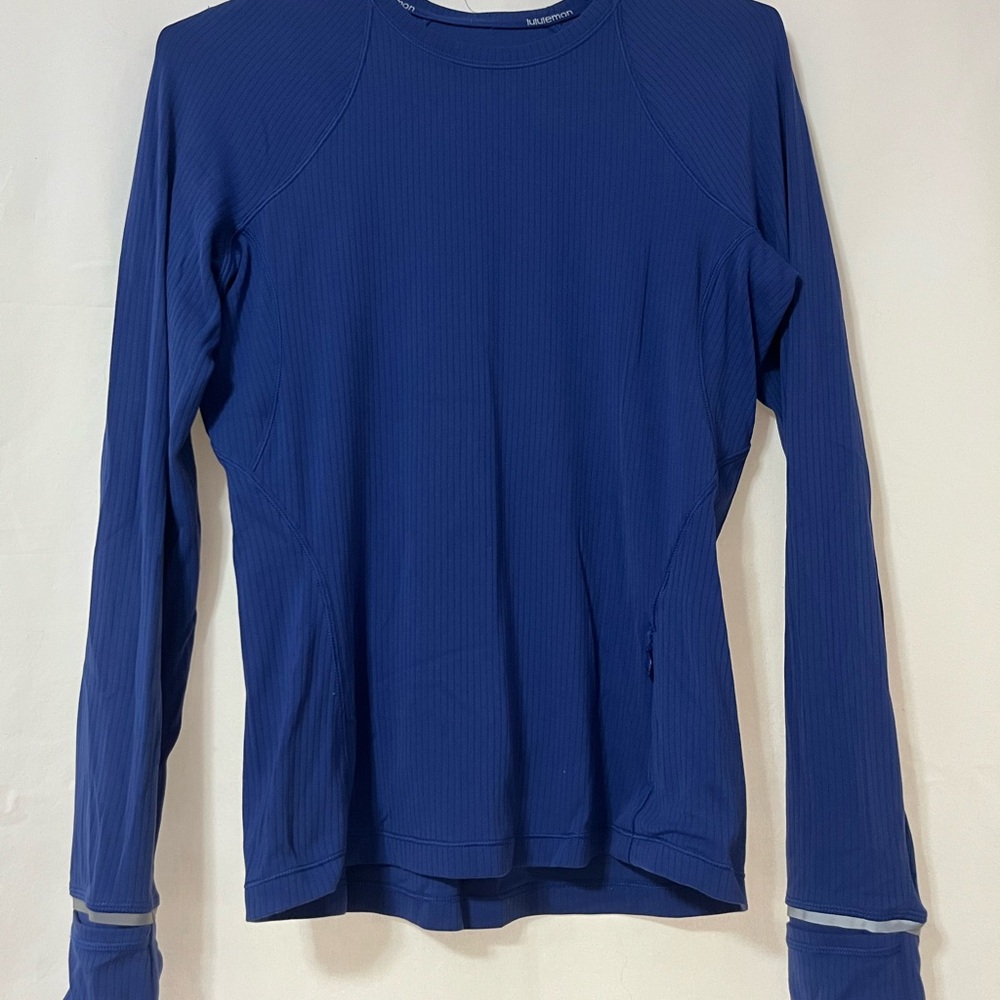 Lululemon Blue Thick Long Sleeve Top